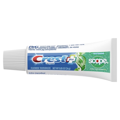 Crest Plus Scope Complete Whitening Toothpaste, Minty Fresh, .85oz